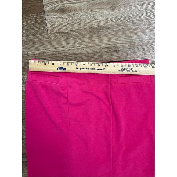 Vintage Y2K WORTHINGTON Hot Pink Mini Hot Pink Faux Pockets Elastic Skirt Size M - Picture 5 of 8